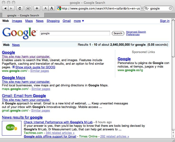 Google is bad for you Google is bad for you?